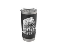 Roma Coliseo Italia Italia Anfiteatro Romano Me encanta Roma Vaso térmico de acero inoxidable de doble pared