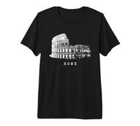 Roma Coliseo Vintage Skyline Italia Abanico I Love Rome Camiseta Premium