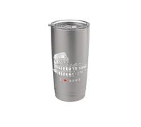 Roma Coliseo Vintage Skyline Italia Abanico I Love Rome Vaso térmico de acero inoxidable de doble pared