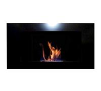 Roma Deluxe - Chimenea de gel y etanol (negro)
