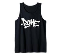 Roma Graffiti City Street Art Handstyle Italia Souvenir Camiseta sin Mangas