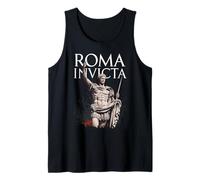 Roma Invicta Emperador Romano Poder Victoria Histórica Camiseta sin Mangas