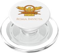 Roma Invicta - Lema Legionario Romano - SPQR Legion Eagle PopSockets PopGrip para MagSafe