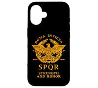 Roma Invicta SPQR Fuerza y Honor del Águila Romana Carcasa para iPhone 16