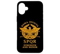 Roma Invicta SPQR Fuerza y Honor del Águila Romana Carcasa para iPhone 16 Plus