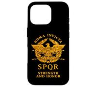 Roma Invicta SPQR Fuerza y Honor del Águila Romana Carcasa para iPhone 16 Pro
