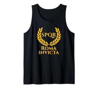 Roma Invicta SPQR Roma clásica Historia Romana Antigua Camiseta sin Mangas