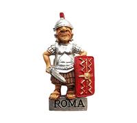 Roma Italia 3D Warrior Imán de nevera Regalo de recuerdo, resina hecha a mano Roma Imán de nevera colección de decoración para el hogar y la cocina