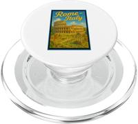 Roma Italia 50's Vintage Travel Tourist Poster Art Graphic PopSockets PopGrip para MagSafe
