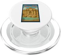 Roma Italia 50's Vintage Trevi Tourist Poster Art Graphic PopSockets PopGrip para MagSafe
