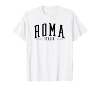 Roma Italia Arqueado Texto Roma Italia niños niñas recuerdo Camiseta