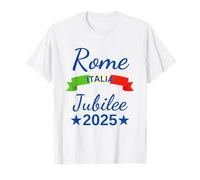 Roma Italia Bandera Italia Souvenir Roma 2025 Jubileo Peregrinación Camiseta