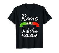 Roma Italia Bandera Italia Souvenir Roma 2025 Jubileo Peregrinación Camiseta
