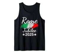 Roma Italia Bandera Italia Souvenir Roma 2025 Jubileo Peregrinación Camiseta sin Mangas