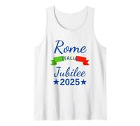 Roma Italia Bandera Italia Souvenir Roma 2025 Jubileo Peregrinación Camiseta sin Mangas