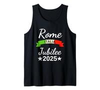 Roma Italia Bandera Italia Souvenir Roma 2025 Jubileo Peregrinación Camiseta sin Mangas
