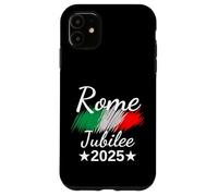 Roma Italia Bandera Italia Souvenir Roma 2025 Jubileo Peregrinación Carcasa para iPhone 11