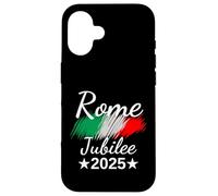 Roma Italia Bandera Italia Souvenir Roma 2025 Jubileo Peregrinación Carcasa para iPhone 16