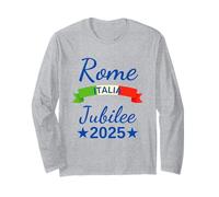 Roma Italia Bandera Italia Souvenir Roma 2025 Jubileo Peregrinación Manga Larga