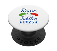 Roma Italia Bandera Italia Souvenir Roma 2025 Jubileo Peregrinación PopSockets PopGrip Adhesivo