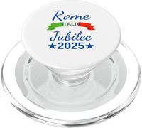 Roma Italia Bandera Italia Souvenir Roma 2025 Jubileo Peregrinación PopSockets PopGrip para MagSafe