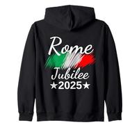 Roma Italia Bandera Italia Souvenir Roma 2025 Jubileo Peregrinación Sudadera con Capucha