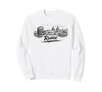 Roma Italia Coliseo Ciudad del Vaticano Dibujo Arte Sudadera