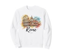 Roma Italia Coliseo Panteón Arte Viajes Roma Italia Sudadera