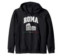Roma Italia Coliseo Romano Roma Italia Vintage Souvenir Sudadera con Capucha