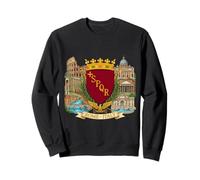 Roma Italia Escudo de Armas Viaje Recuerdo Ciudad Turista Regalo Sudadera