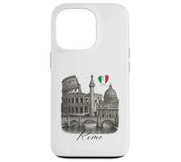 Roma Italia Monumentos Arte Romano Coliseo Viaje Souvenir Carcasa para iPhone 13 Pro