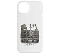 Roma Italia Monumentos Arte Romano Coliseo Viaje Souvenir Carcasa para iPhone 14 Plus