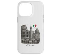 Roma Italia Monumentos Arte Romano Coliseo Viaje Souvenir Carcasa para iPhone 14 Pro MAX