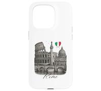 Roma Italia Monumentos Arte Romano Coliseo Viaje Souvenir Carcasa para iPhone 15 Pro