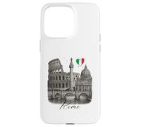 Roma Italia Monumentos Arte Romano Coliseo Viaje Souvenir Carcasa para iPhone 15 Pro MAX