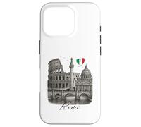 Roma Italia Monumentos Arte Romano Coliseo Viaje Souvenir Carcasa para iPhone 16 Pro