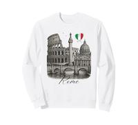Roma Italia Monumentos Arte Romano Coliseo Viaje Souvenir Sudadera