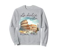 Roma Italia Viaje Coliseo Viaje La Dolce Vita Roma Italia Sudadera