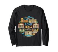 Roma Italia Viaje Souvenir Ciudad Monumento Turístico Regalo Manga Larga