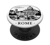 Roma, la Ciudad eterna. Silueta Decorativa. PopSockets PopGrip Adhesivo