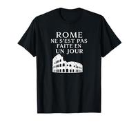 Roma Ne S'est Pas Faite En Un Jour Cita Minimalista Camiseta