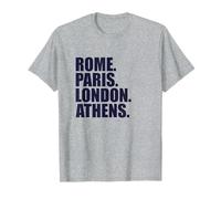 Roma París Londres Atenas - Fun Cities Travel Camiseta