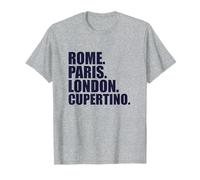Roma París Londres Cupertino - Fun Cities Travel Camiseta