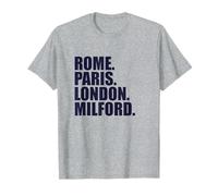 Roma París Londres Milford - Fun Cities Travel Camiseta