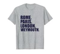 Roma París Londres Weymouth - Fun Cities Travel Camiseta