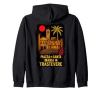 Roma Piazza di Santa Maria in Trastevere Barrios Romanos Sudadera con Capucha