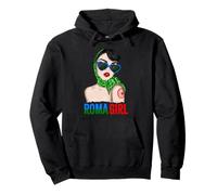 Roma Traveller Girl - Romani Flag Proud Womens Sudadera con Capucha