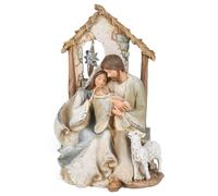 Roman 133028 Holy Family with Star in Window Figurine 925 inch Multicolor