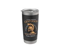 Roman Centurion Lucius Vorenus SPQR Ejército Imperio Romano Vaso térmico de acero inoxidable de doble pared
