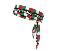 Roman City - Diadema con estampado de ciudad romana, corbata de karate ninja, bandas atléticas, banda para la cabeza de entrenamiento que absorbe el sudor